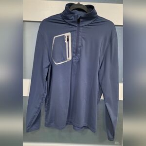 Ralph Lauren RLX Half-Zip Performance Jacket in Navy